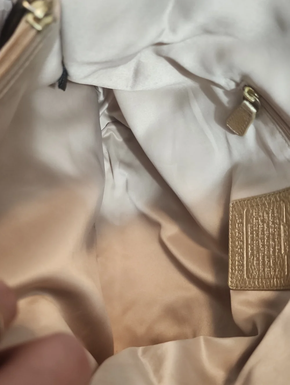 Coach Signature Canvas Tote in Beige with Gold Hardware